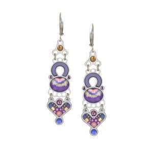Yoolie's  Earrings, Tie Dye Color Group #1711803